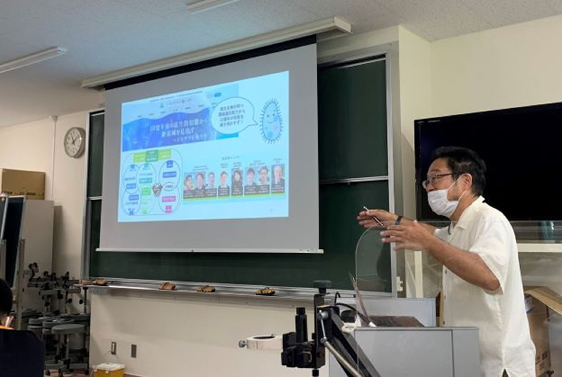 筑波大学下田臨海実験センターで開催された高校生公開講座
