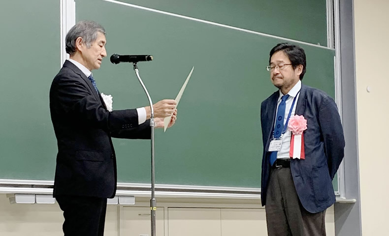 稲葉一男教授（A01-2班）が2023年度日本動物学会学会賞を受賞しました。
